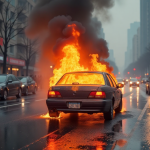 Pony.ai robotaxi catches fire in Beijing, shares drop 10%