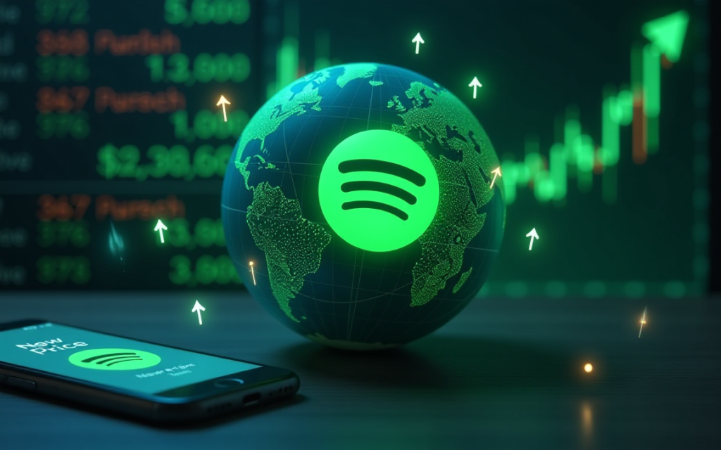 Spotify shares jump 7% after hiking global subscription prices