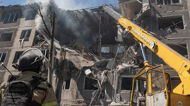 Russia launches largest attack on Ukraine this month following Trump’s meetings with Putin, Zelenskyy