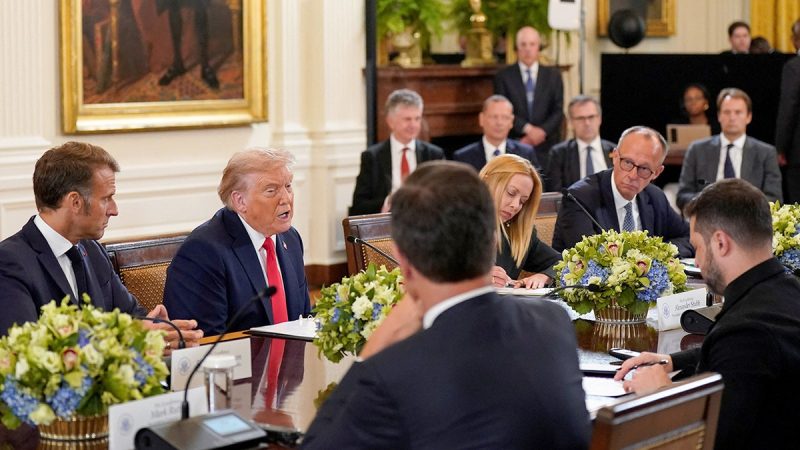 Trump: Europe will ‘take a lot of the burden’ in providing security guarantees for Ukraine