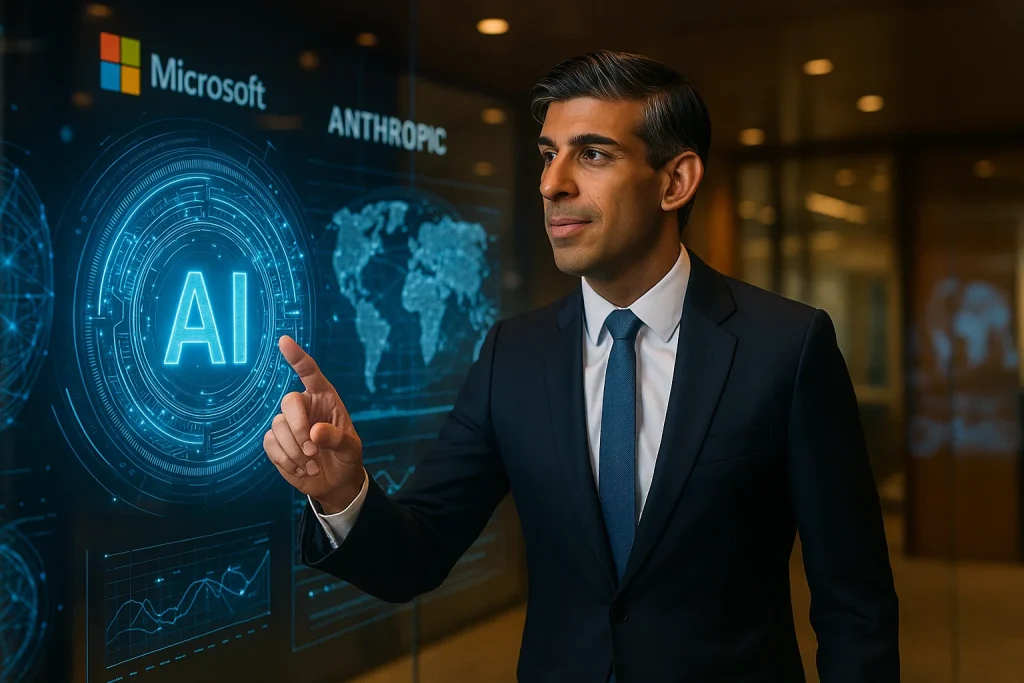 Rishi Sunak joins Microsoft and Anthropic: Former UK PM enters tech, AI arena