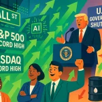 Wall Street open: S&P 500 hit fresh records; Trump uses shutdown as opportunity
