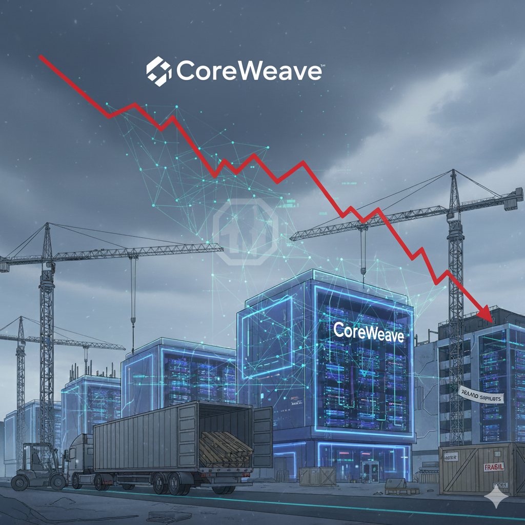 CoreWeave stock at risk after the $52B wipeout as insiders sell