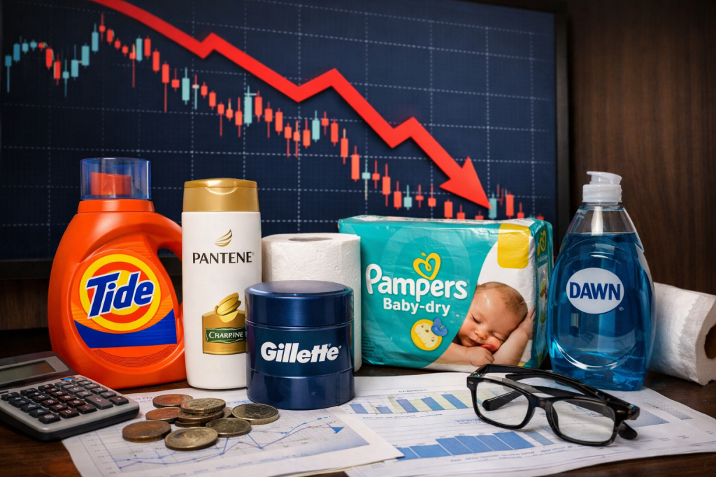 P&G results show mixed quarter as household spending stays cautious