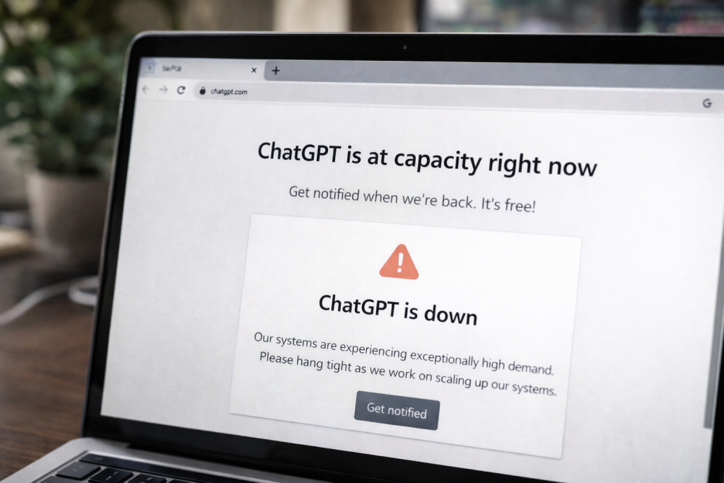 ChatGPT outage hits globally as OpenAI probes access issues