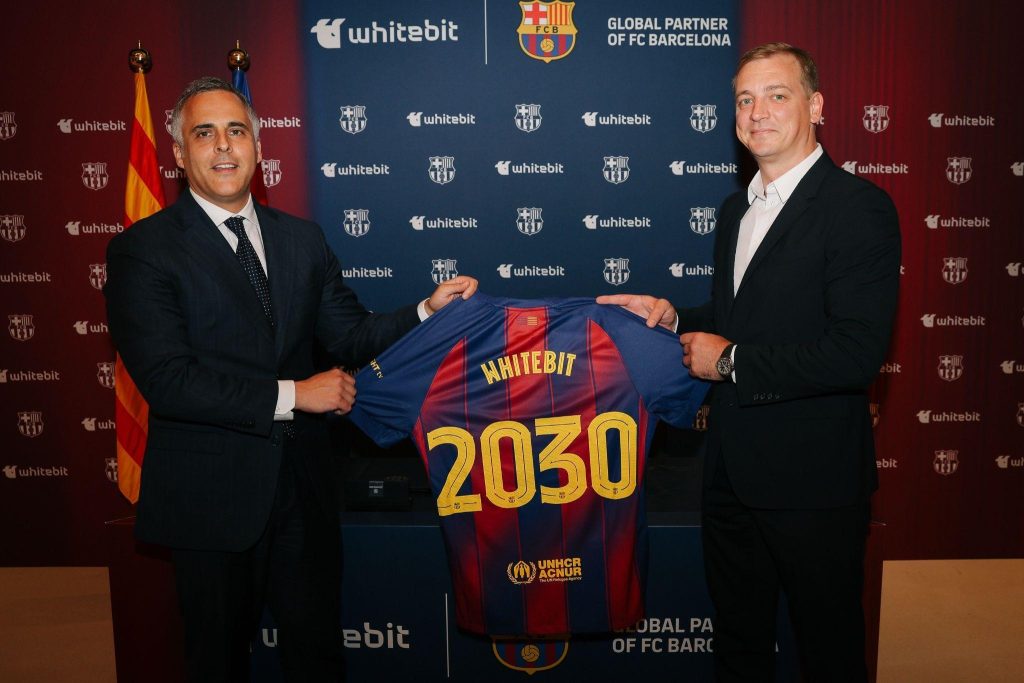 WhiteBIT, FC Barcelona announce agreement to drive global innovation in sport