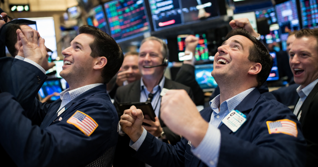 Dow rises 250 points as chip stocks rebound and Middle East fears ease